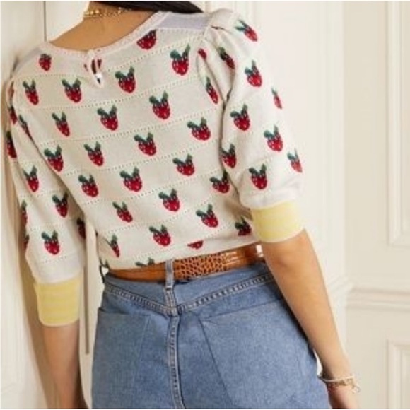 RARE Famous Isha Top Strawberry Revolve - Picture 8 of 11